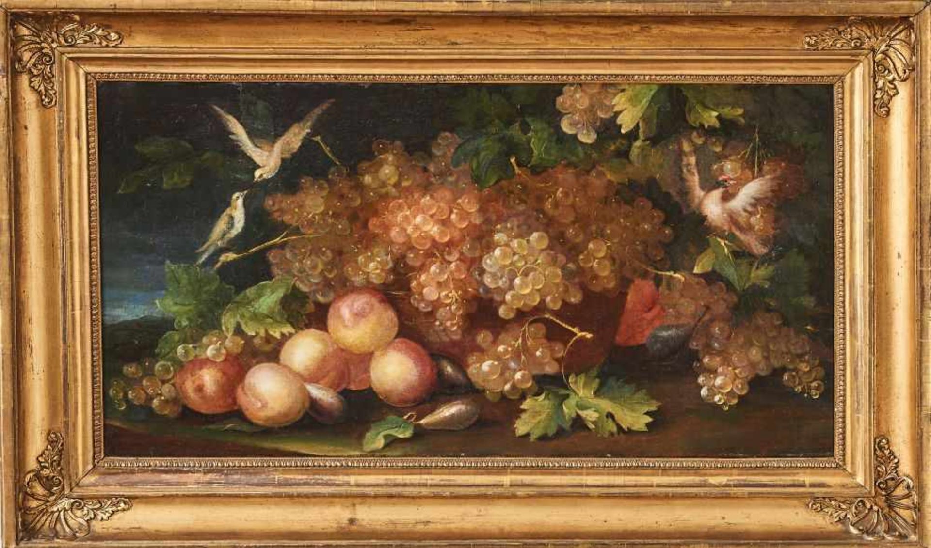 FrüchtestillebenAbraham zugeschr. Susenir, (c.1620-1664)Öl auf Leinwand, gerahmt. 43 x 82 cm - Bild 2 aus 2