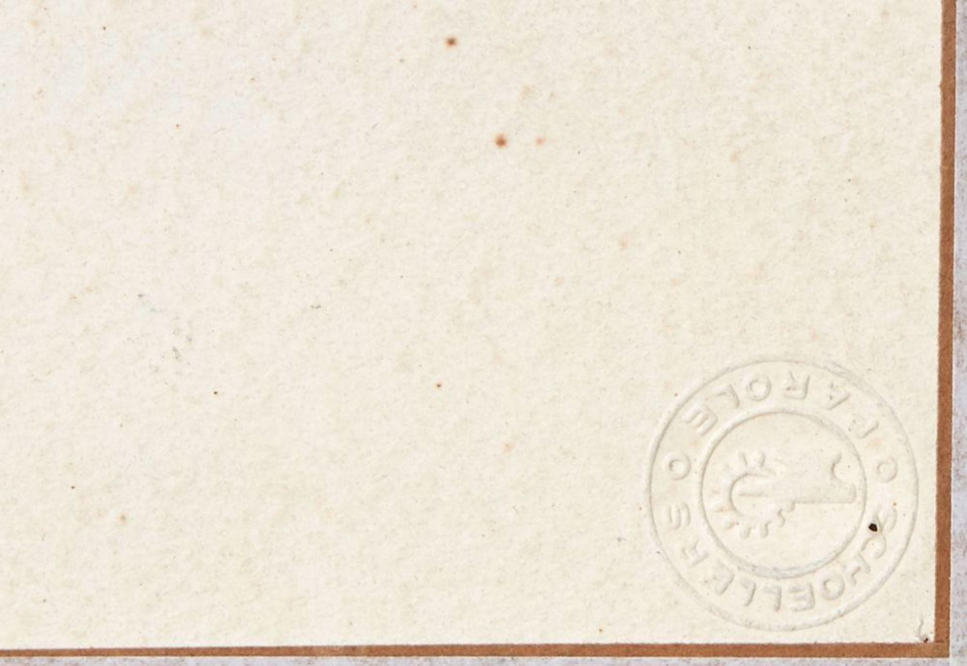Unbekannter Meister um 1900Aquarell und Bleistift auf Papier (Schoeller Parole), rückseitig - Image 2 of 5