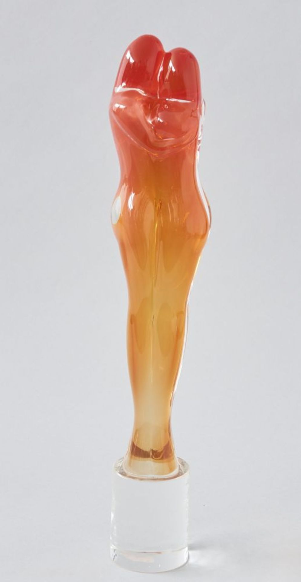 "Amanti"Giuliano Tosi, (1942-)Glasskulptur, bunt, signiert "Giuliano Tosi". Höhe 44,5 cm