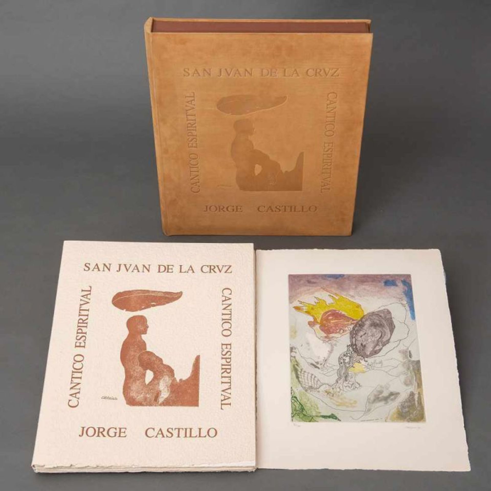 JORGE CASTILLO (Pontevedra, 1933)"Cántico Espiritual grabados de Jorge Castillo"Aguafuerte(