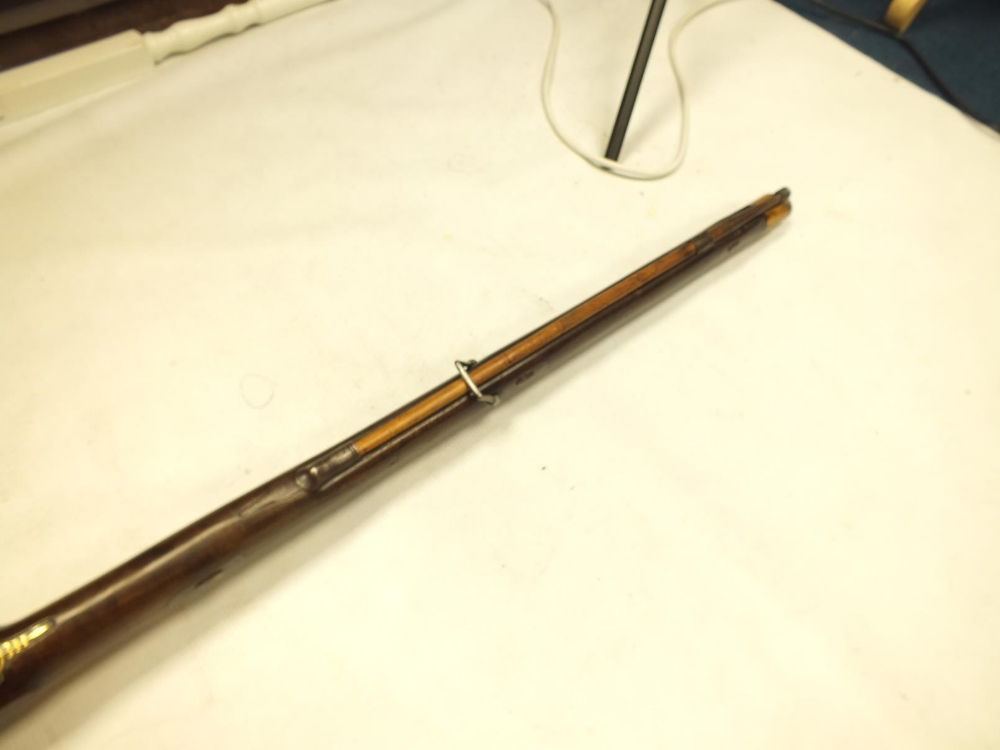 A PRESENTATION QUALITY .650 CARBINE BORE OTTOMAN PERCUSSION SPORTING RIFLE, 29inch sighted chiselled - Image 14 of 24