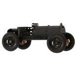 A MECCANO RACING CAR, the black body marked with the no.2, the body 23cm long.