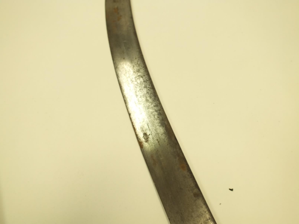 AN 18TH CENTURY INDIAN SHAMSHIR, 81.5cm sharply curved blade incised with three inscriptions in - Image 25 of 37