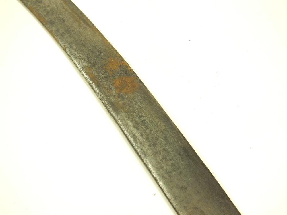 AN 18TH CENTURY INDIAN SHAMSHIR, 81.5cm sharply curved blade incised with three inscriptions in - Image 15 of 37
