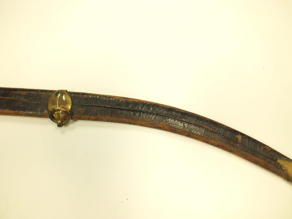 AN 18TH CENTURY INDIAN SHAMSHIR, 81.5cm sharply curved blade incised with three inscriptions in - Image 36 of 37