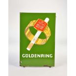 Emailleschild " Güldenring", 38x58 cm, min. LM an den Rändern, sonst guter Zustand, Z 2Enamel Sign "