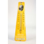 Thermometer "Veith B.F. Goodrich", 80 cm, Emaille, LM an Befestigungslöchern, sonst guter Zustand, Z