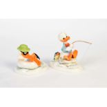 Goebel, 2 Disney Figuren, W.-Germany, 9-13 cm, Porzellan, Z 1Goebel, 2 Disney Figures, W.-Germany,