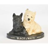 Aufsteller Black & White Whisky, 27,5 cm, Kst, Z 1Advertising Display Black & White Whisky, plastic,