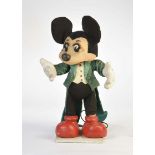 Micky Maus Automat, 77 cm, GemBw, Funktion ok, min. LM, Delle im linken Fuß, staubig, wohl 60er