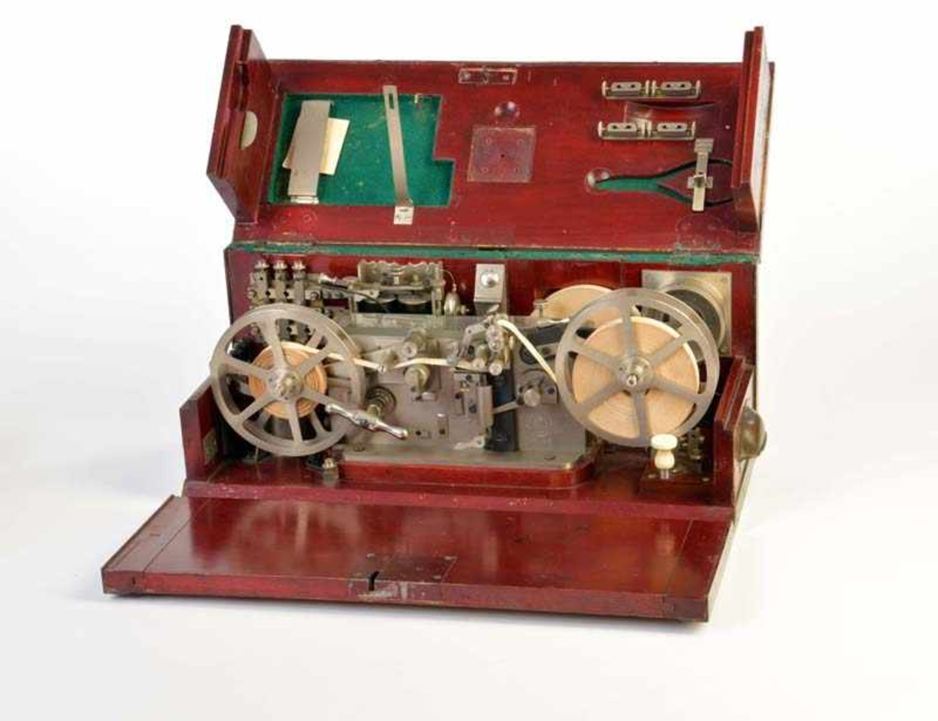 Western Electric Italian, Fernschreiber um 1900, Italy, 50x20 cm, sehr dekorativ, kein