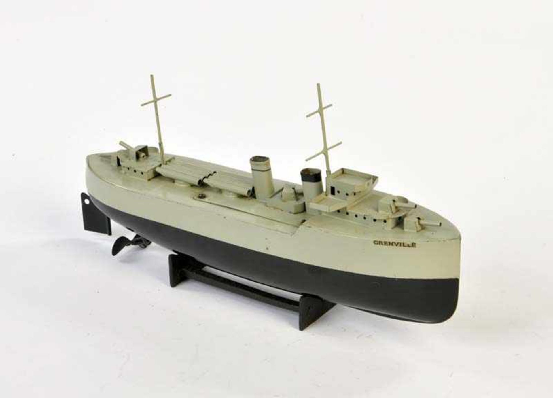Sutcliff, Schiff "Grenville", England, 31,5 cm, Blech, UW ok, min. LM, Z 1-2Sutcliff, Ship "