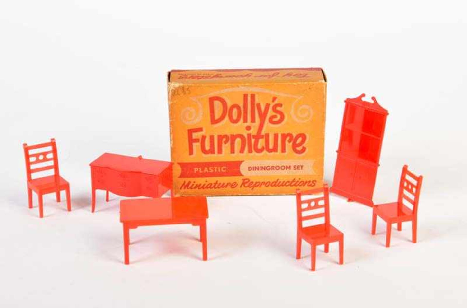 Dolly's Furniture, Dining Room Set, Netherlands VK, 8x10 cm, Okt Z 1-, Kst, Z 1Dolly's Furniture,