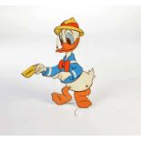 Kaba, Hampelmann Donald Duck, 37 cm, Pappe, Z 1-2Kaba, Jumping Jack Donald Duck, out of