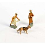 Elastolin u.a., SA Krankenschwestern + Hund, Germany VK, 7,5 cm, Z 1Elastolin a.o., SA Nurses + Dog,