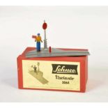 Schuco, Varianto 3064 Construction Worker with Flag, W.-Germany, plastic, box C 1, C 1Schuco,