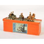 Lineol, Military Carriage, Germany pw, tin, composite, original box, C 1-Lineol, Militär Kutsche,