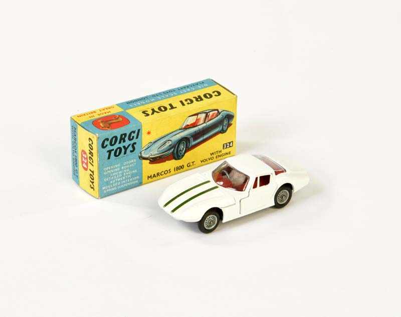 Corgi Toys, Marcos 1800 GT, Great Britain, diecast, 1:43,box C 1-, C 1Corgi Toys, Marcos 1800 GT,