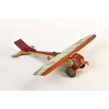 Paya, Monoplane, Spain, tin, cw ok, paint d., C 2Paya, Eindecker Flugzeug, Spain, 37 cm, Blech, UW