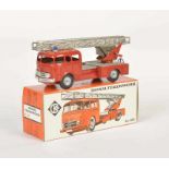 Kellermann, Fire Engine 410, W.-Germany, tin, friction ok, box C 1, C 1Kellermann, Feuerwehr 410,