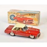 Yanoman, Mercedes 230 SL, Japan, tin, box C 2-3, remote control professionally removed (enclosed), C