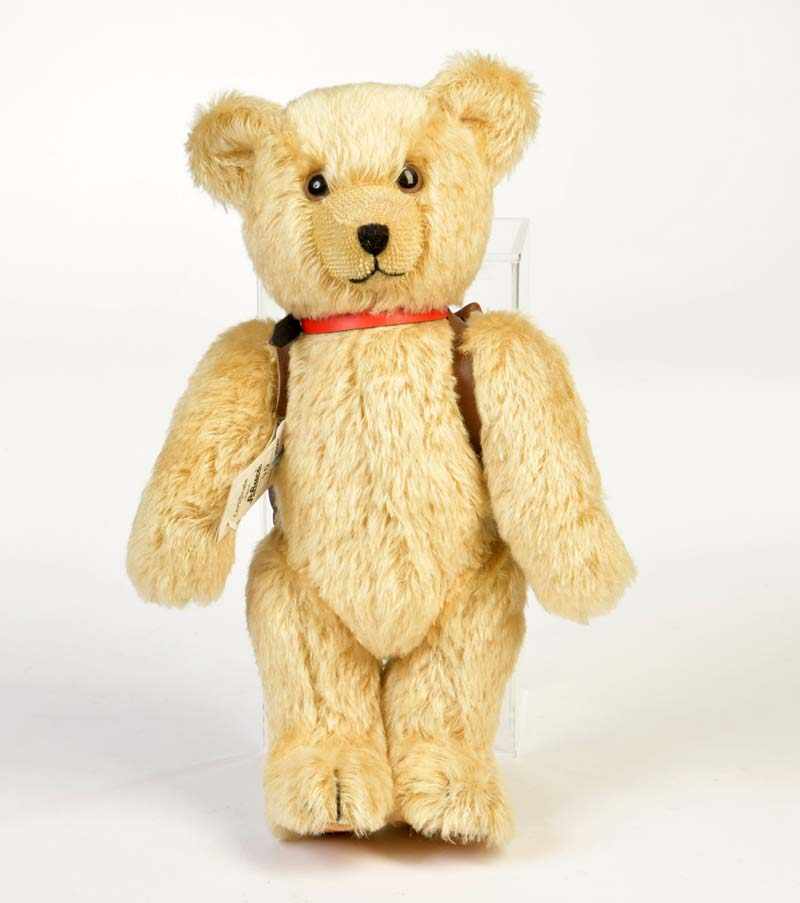 Schuco, Christmas Bear No 40, with Piccolo + Pin in backpack, C 1Schuco, Weihnachtsbär No 40, 37 cm,