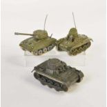 Gama, 3 Tanks, Germany, tin, cw 2x ok (1x slowly) + 1x stiff, paint d. C 3Gama, 3 Panzer, Germany,