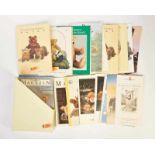 Steiff, Catalogues from the 90s, mostly very good conditionSteiff, Kataloge 90er Jahre, meist sehr