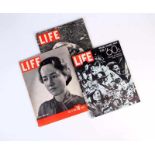 3 Magazines "Life" 1937, 1939 + 1969, traces of usage, C 2/33 Zeitschriften "Life" 1937, 1939 +