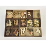 38 Small Animals, out of composite, mostly good condition38 Kleintiere, 3-6 cm, Masse, meist guter