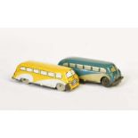 Marcesini, 2 Busses, Italy, tin, paint d., C 2-3Marcesini, 2 Busse, Italy, 10 cm, Blech, LM, Z 2-