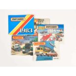 Matchbox, 5 Catalogues from the 80s, C 1/1-Matchbox, 5 Kataloge, 80er Jahre, Z 1/1-- - -21.50 %