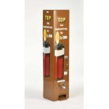 Vending Machine "Top" Lighters, W.-Germany, function ok, min. paint d., filled with lighters, C 2+