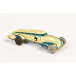 Gescha, Racing Car, US Z. Germany, tin, drive ok, C 1Gescha, Rennwagen, US Z. Germany, 11 cm, Blech,