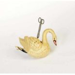 Swan, hand-painted, Germany pw, tin, cw ok, paint d. due to age, otherwise good conditionSchwan