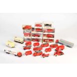 Wiking, Bundle Vehicles, mostly Fire Engines, W.-Germany, 1:87, plastic, mostly C 1, part.