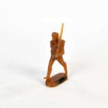Elastolin, Soldier out of Plastic, Germany pw, from the 40s, hand sampleElastolin, Kunststoff