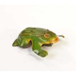 Frog, Germany pw, tin, cw ok, paint d., C 2-3Frosch, Germany VK, 10 cm, Blech, UW ok, LM, Z 2-