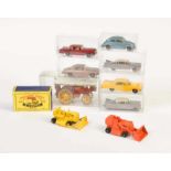 Matchbox, 10 Model Cars, England, diecast, min. paint d., mostly good condition. please