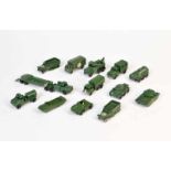 Matchbox, 12 Military Vehicles, England, diecast, part. paint d.Matchbox, 12 Militärfahrzeuge,