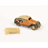 Tippco, Sedan Car for Reichsautobahn, Germany pw, paint d. due to age, electrical, with