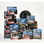 Corgi Toys, 21 James Bond Cars, 1:43 + 1:36, diecast, box C 1, C 1Corgi Toys, 21 James Bond Autos,