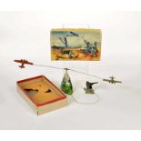 Biller, Aero Game, Germany, tin, cw ok, original box, C 1-2Biller, Flakspiel, Germany, 45 cm, Blech,