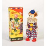 Schuco, Mikifex Clown, US Z. Germany, fabric + tin, cw ok, box C 1, C 1Schuco, Mikifex Clown, US