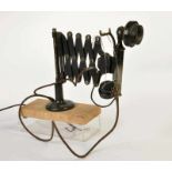 Western Electric, Telephone with Claws Grids, USA, tinWestern Electric, Telefon mit Scherengitter,