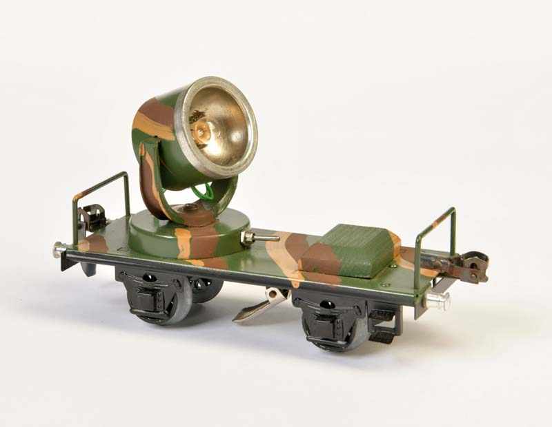 Fa. Deak, Spotlight Vehicle, gauge 0, tin, C 1Fa. Deak, Scheinwerferwagen, Spur 0, Blech, Z 1- - -