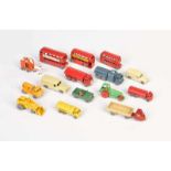 Matchbox, 15 Vehicles, England, diecast, part. paint d., treasure troveMatchbox, 15 Fahrzeuge,