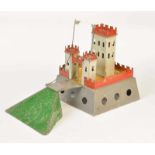 Castle out of Tin, paint d., C 3Burg aus Blech, 20x20 cm, LM, Z 3- - -21.50 % buyer's premium on the