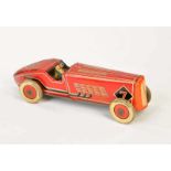 Mettoy, Racing Car, England, tin, cw ok, paint d., C 3+Mettoy, Rennwagen, England, 32 cm, Blech,