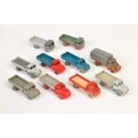 Wiking, 10 Trucks, W.-Germany, 1:87, plastic, mostly C 1Wiking, 10 LKW, W.-Germany, 1:87, Kst, meist